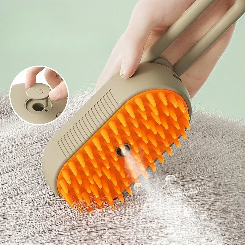 Cat Dog Pet Spray Massage Brush