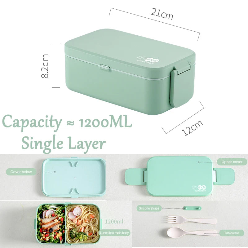 Eco-friendly Green Lunch Box