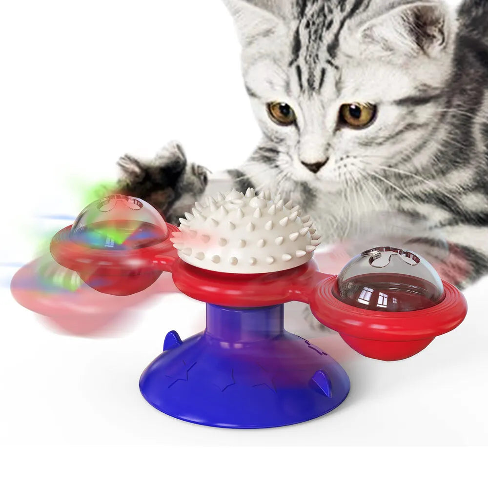 Cat Spinning Windmill Toy