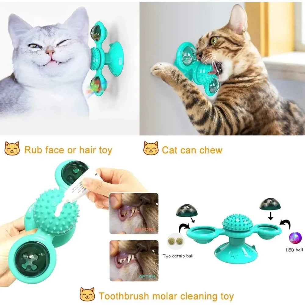 Cat Spinning Windmill Toy