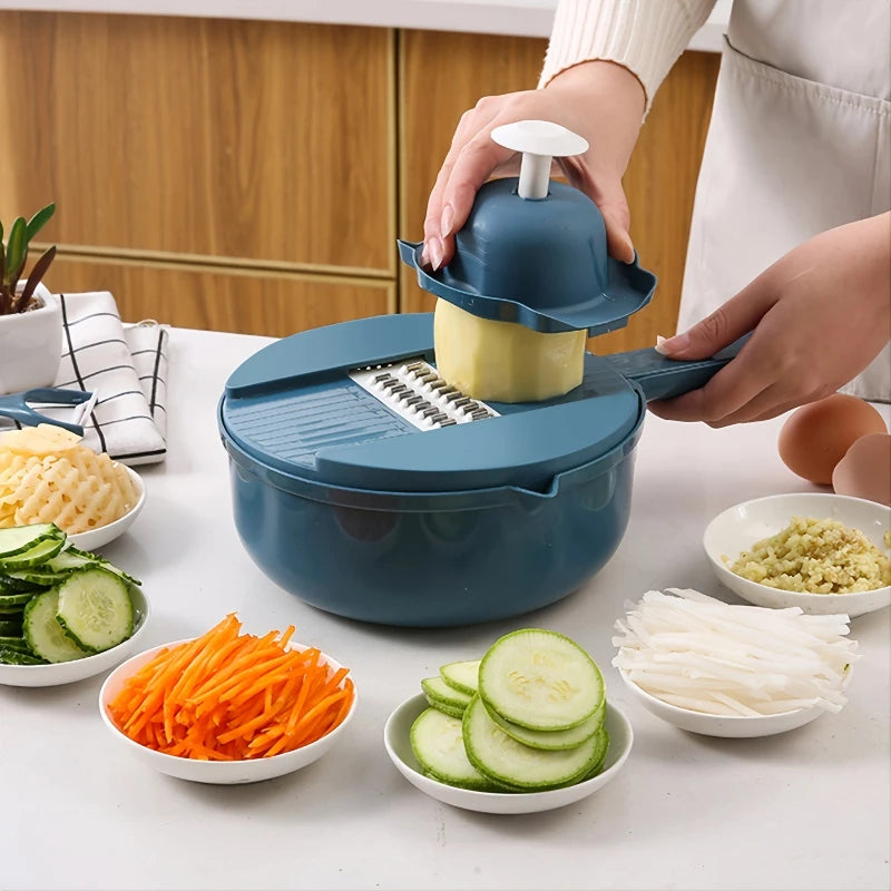 Multi-Functional Vegetable Chopper and Slicer