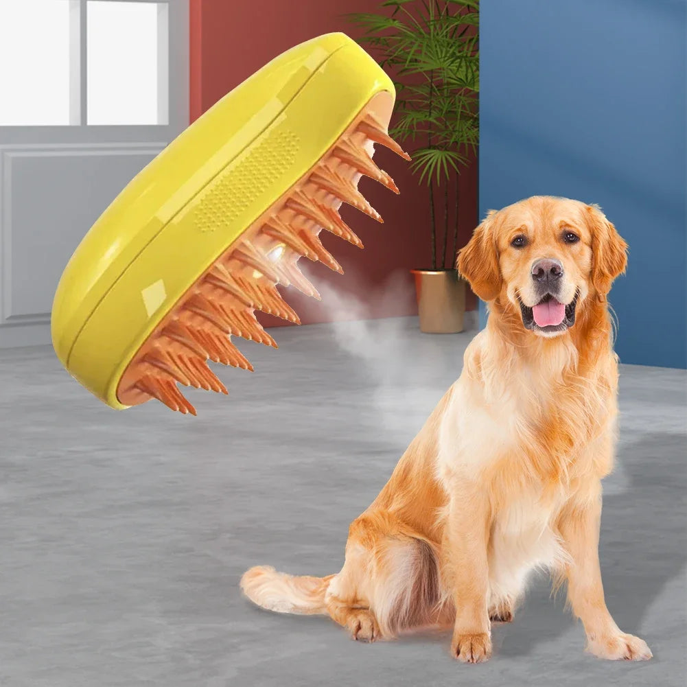 Cat Dog Pet Spray Massage Brush