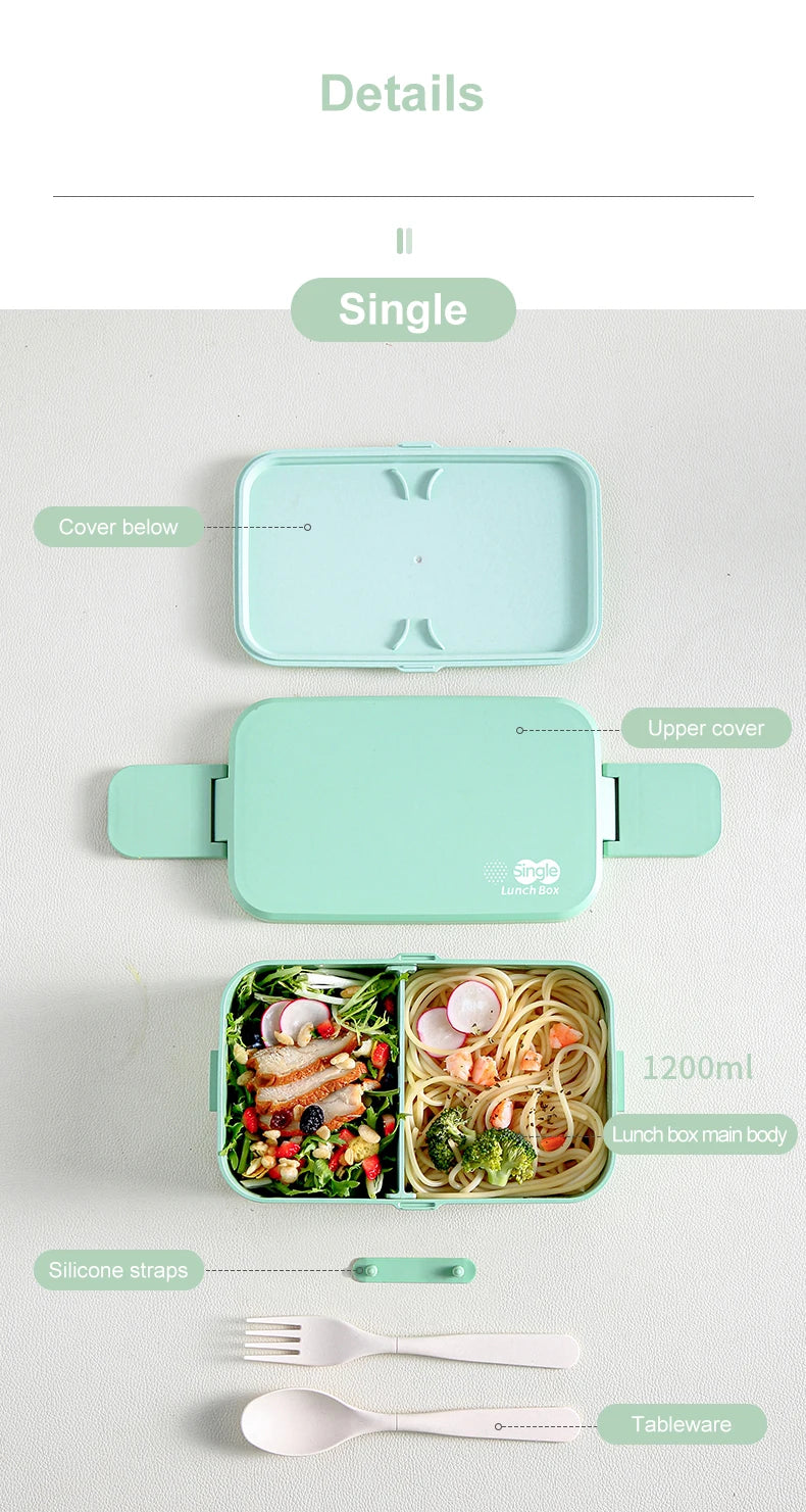 Eco-friendly Green Lunch Box