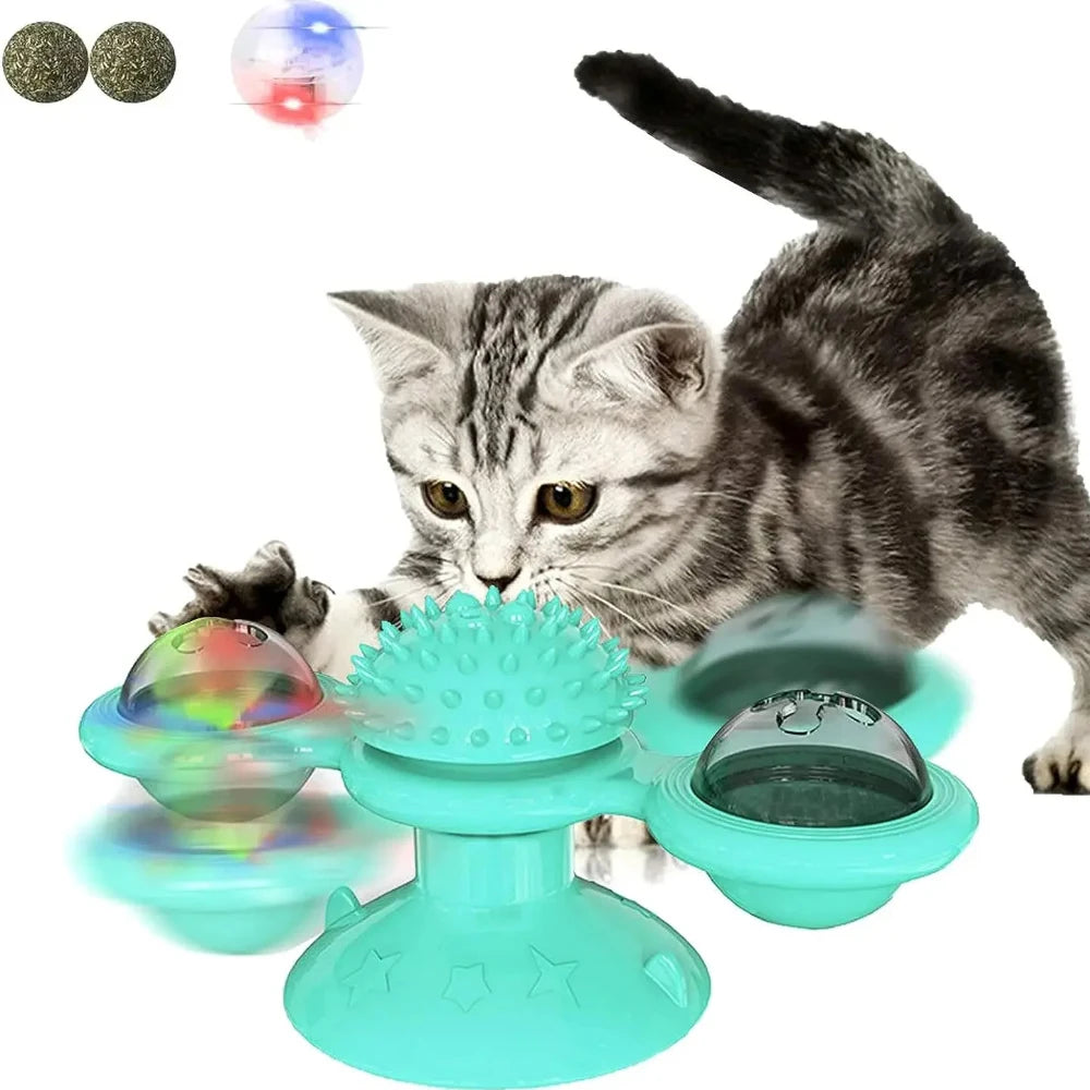 Cat Spinning Windmill Toy