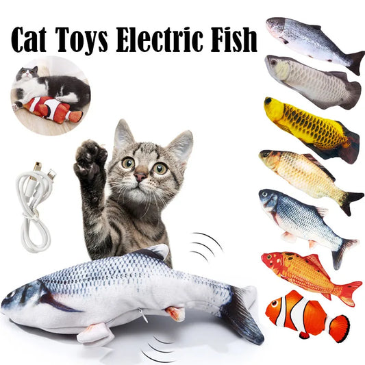 Electric Cat Toy Fish Pet